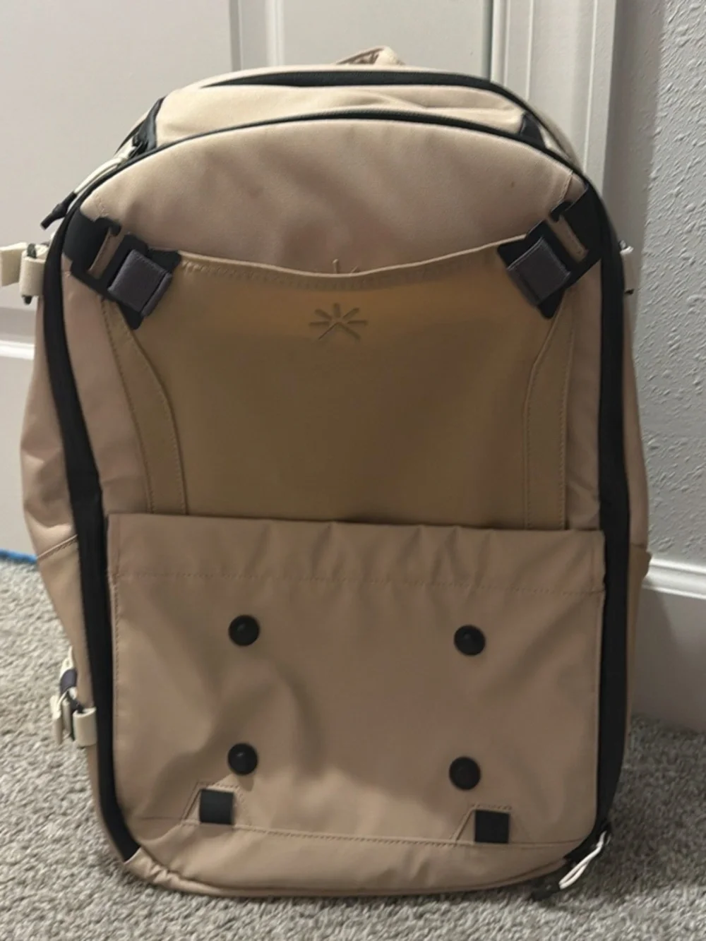 Tropicfeel Shell Travel Backpack Carry-On Expandable Beige | Backpack Only